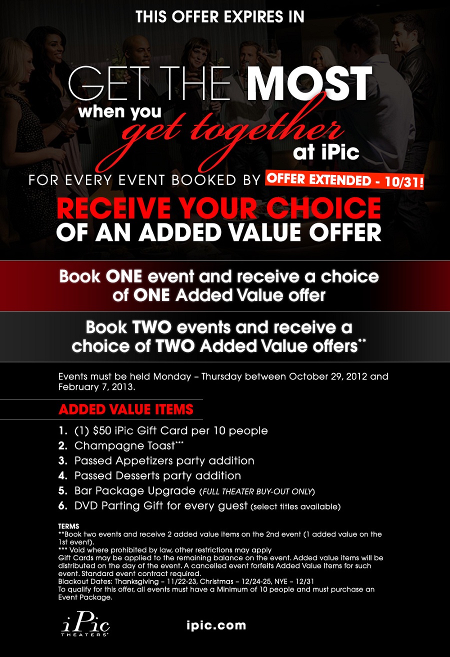 Holiday Sales iPic